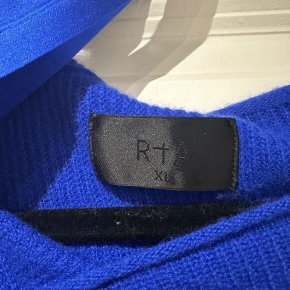 RtA Millie Cashmere Silk Scarf Sweater - Picture 6 of 7